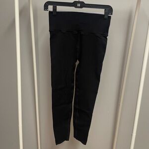 Fabletics Black PowerHold Leggings | High-Waist Compression | Size Medium